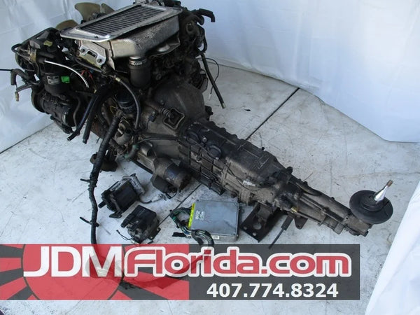 JDM 1986-1991 MAZDA RX-7 13B FC3S 1.3L TURBO 2 ENGINE & 5MT SWAP